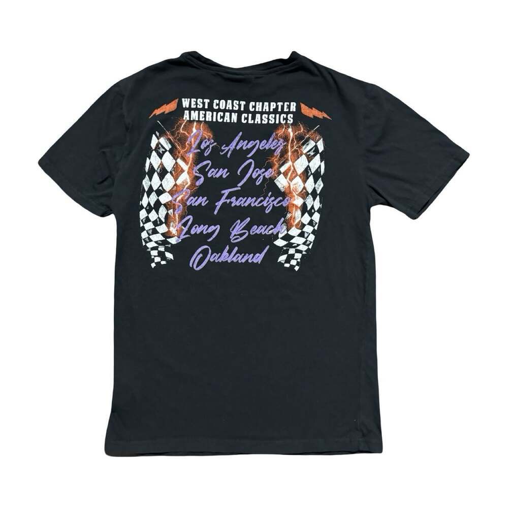 Vintage Los Angeles Motorcycles West Coast Chapter Tshirt Size Small - Picture 2 of 8
